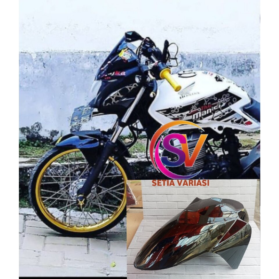 SPAKBOR DEPAN CB 150 R OLD MODEL BEAT KARBU PLUS KLEMAN