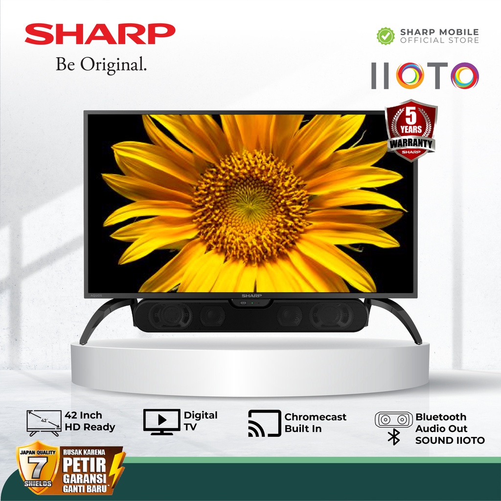SHARP 42 inch Digital TV 2T-C42DD1i-SB