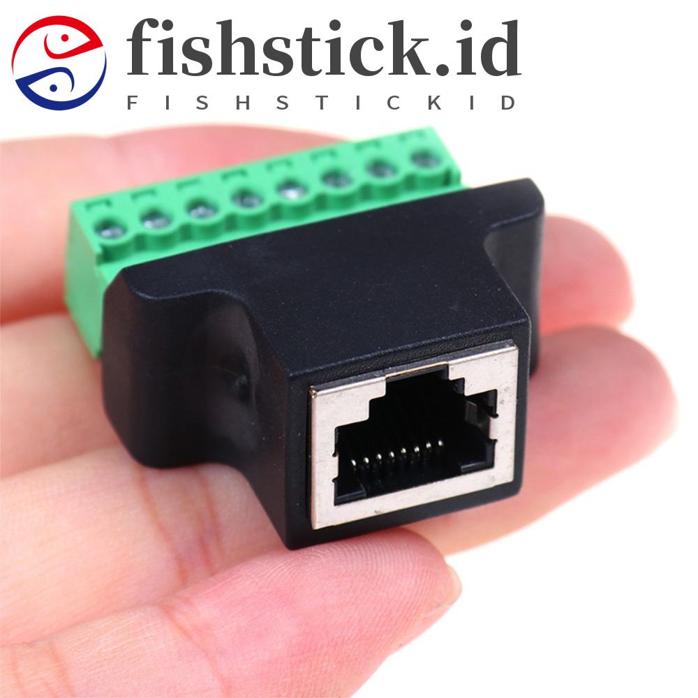 Fishstick 8pin Konektor Las Free Dengan Kuping Female Head Eterna Kepala Lurus Adaptor Kabel Eterna