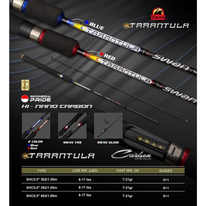 Joran Pancing SWAN TARANTULA CARBON HOLLOW 150 Super STRONG - 150 ORIGINAL