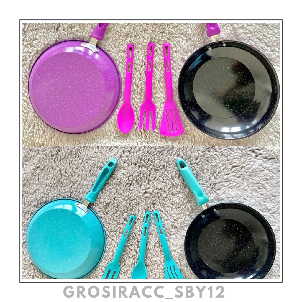 (GAS) Frypan Marble Set Spatula 5 in 1 Teflon Set Spatula