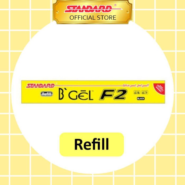 

STANDARD PEN REFILL F2 0.7 ISI 12 PCS - Hitam