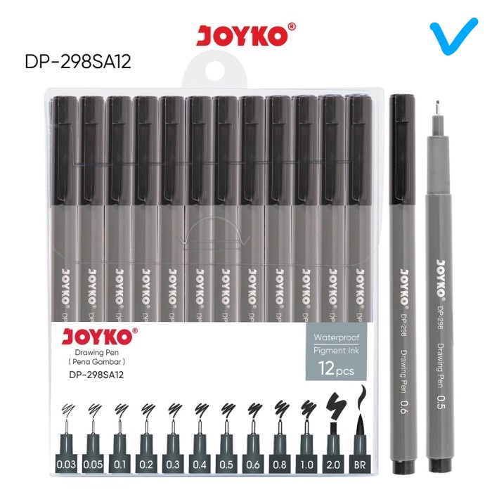 

drawing pen joyko pena gambar pulpen gel ball pen ..