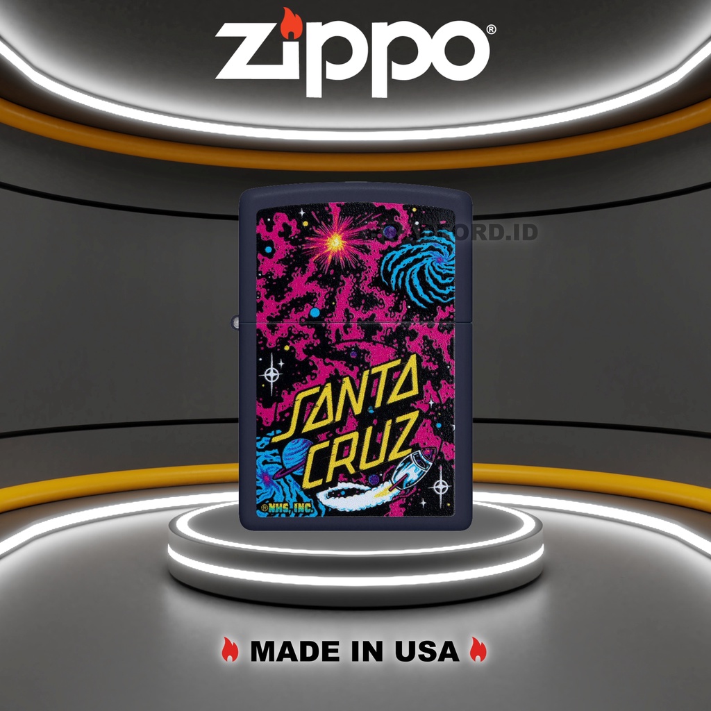 Korek Api Zippo Original Santa Cruz 48414 Garansi Resmi Made In USA