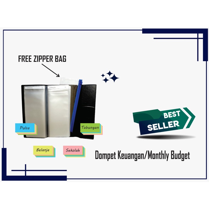 

DOMPET BULANAN / ANGGARAN BULANAN / DISIPLIN KEUANGAN - Hitam