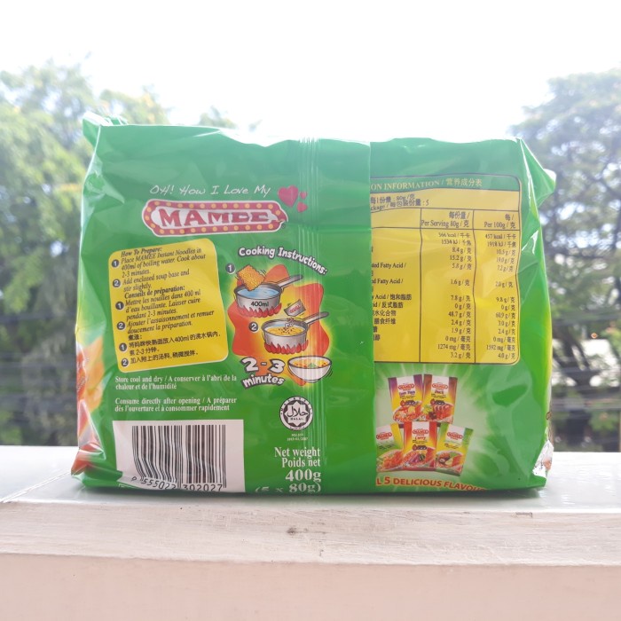 

Mamee Instant Noodes - Mie Vegetarian - Kuning