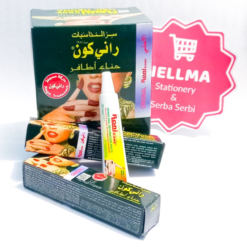 Henna Rani Kone nail Decoration Kutek kuku Henna