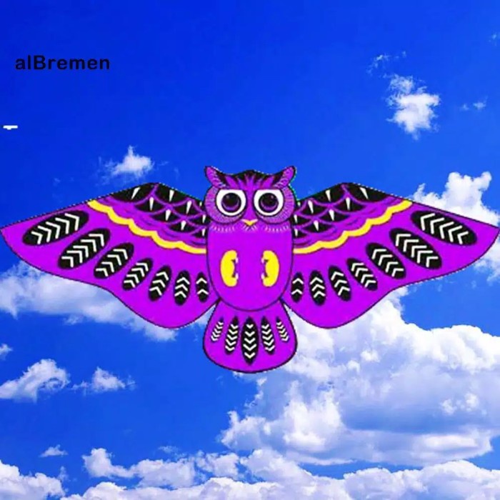 Layang-layang Burung Hantu besar, Layangan lipat anti air 145x69 cm