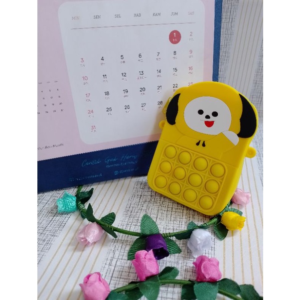Tas Pop It BT21 - Tas Pop It BTS BT21