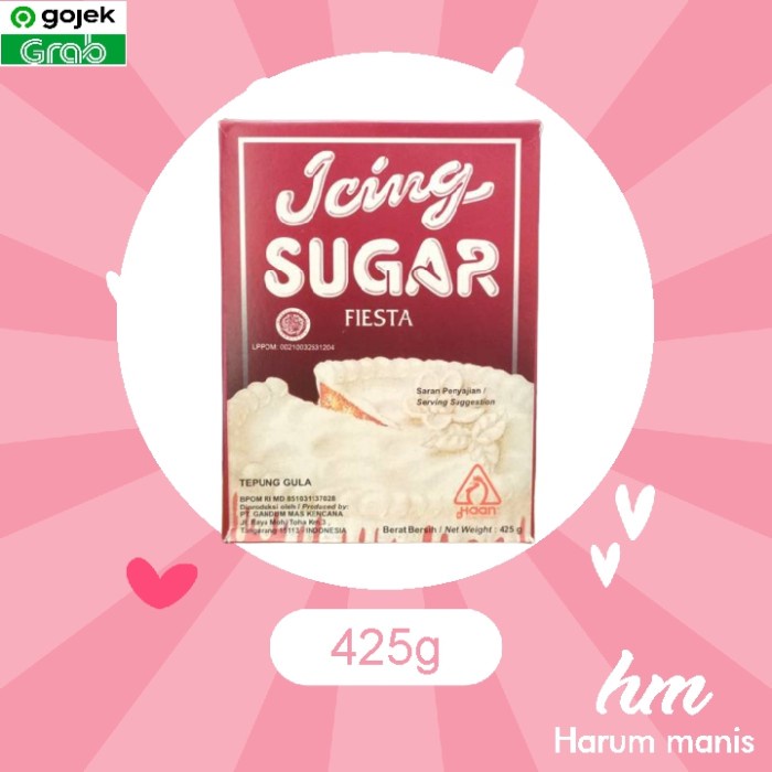 

Haan Fiesta Icing sugar gula halus 425gram