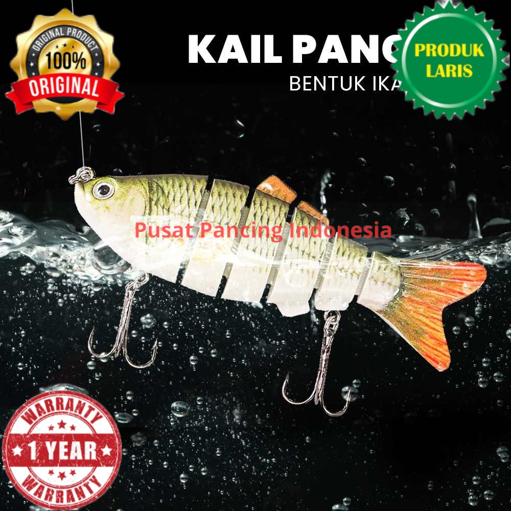 Kail Pancing Bentuk Ikan Hidup Wader Setiap Produk Gerandong Getek Umpan Rombakan Tenggiri Kolam Mat
