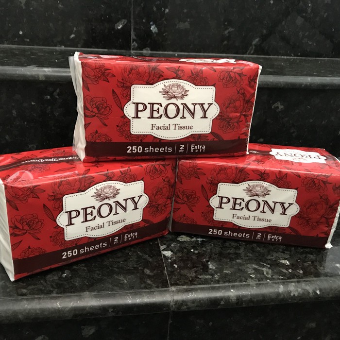 acwmart2 Promo Tisu facial  peony 250shett MURAH  tissu tissue Murah Agen Distributor lembut surabay