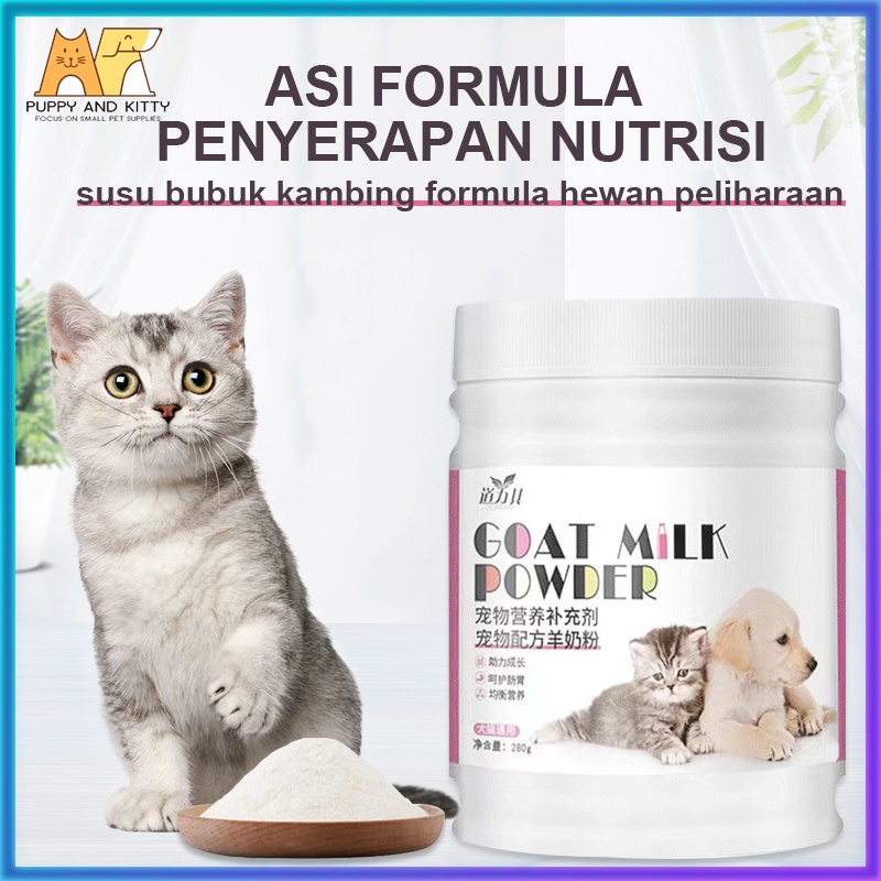 Susu bubuk hewan peliharaan Susu kambing Goat Milk Powder Susu Kambing Kekucingan