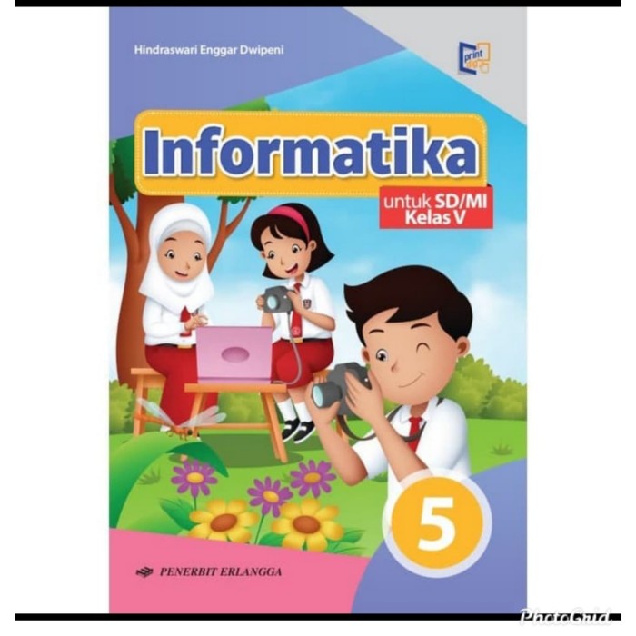 ⭐BARU (DISKON)⭐ BUKU TIK INFORMATIKA REVISI SD MI KELAS 5 TERBITAN 2019 ERLANGGA