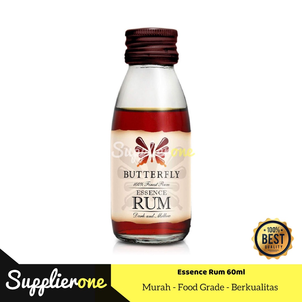 

Rum Butterfly 60 ml / Perisa Rum / Essence Rum Jamaika / Rum Jamaica