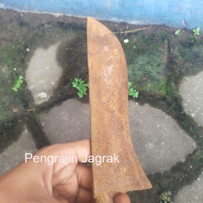 Wedung Pamor keleng Besi pusaka antik Antikan Murah PJ54