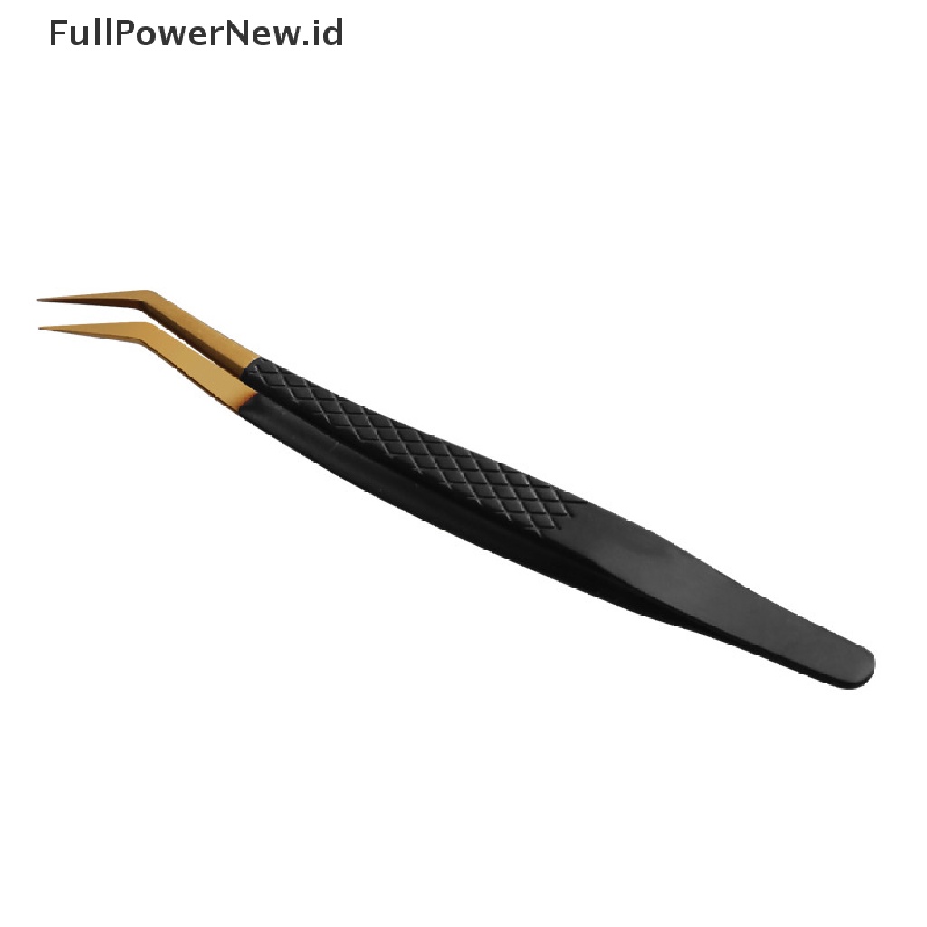 Power 1pcs Pinset Bulu Mata Anti Statis Profesional Pincet Eyelash Extension Tweezer ID