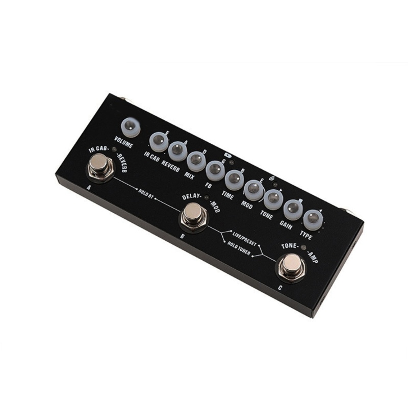 Zzz CUBE BABY Delay Multi Effects Pedal Untuk Gitar Bass Akustik8Ir Lemari Simulasi Chorus-Reverb Phaser-Vibrato P