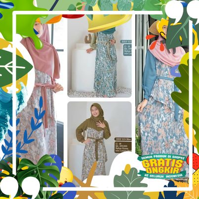 SALE CUCI GUDANG  / RF -03 / Fashion Muslim/ solat sholat ied idul adha