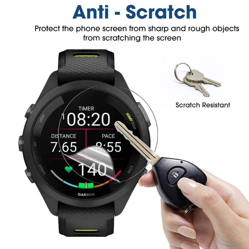 Watch Super Clear Water Gel Film Pelindung Layar/Anti-fouling Smartwatch Hydrogel Films Untuk Garmin Forerunner 265s