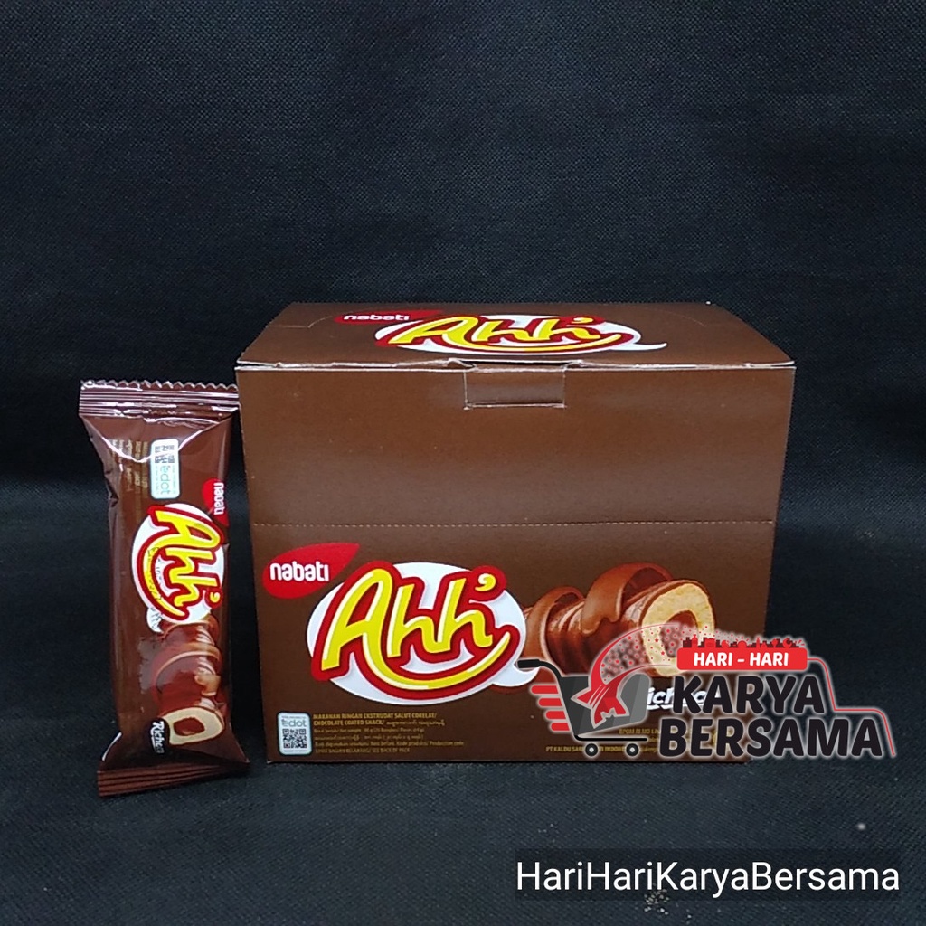 

NABATI RICHOCO AHH CHOCOLATE COATED SNACK BOX 20'S X 4GR