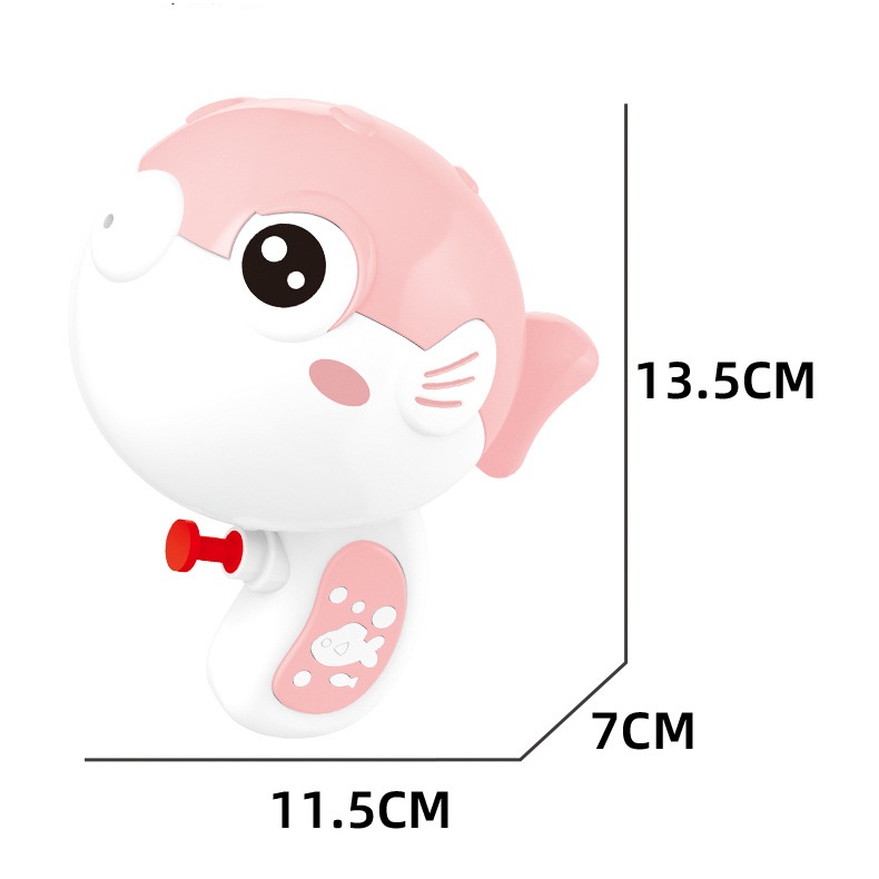 Mainan Air Pantai Musim Panas Anak-Anak Hiu Globefish Tipe Tekan Mainan Air Luar Ruangan