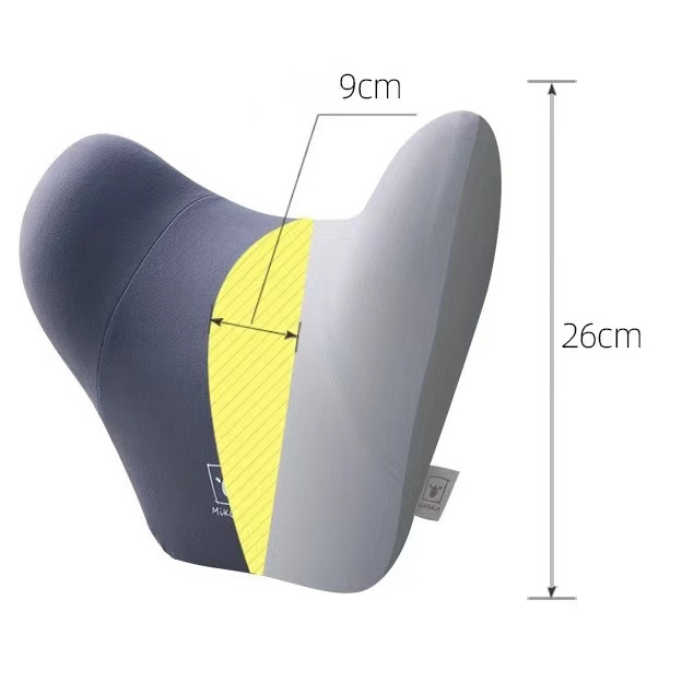 Headrest Mobil U Shaped Fungsional Bantal Leher Auto Head Pillow Cushion Bantal Travel