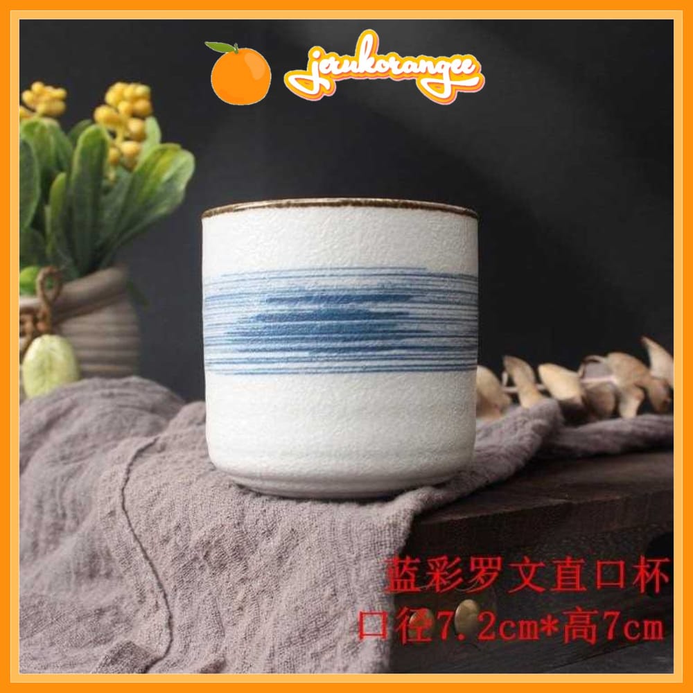 jerukorangee Cangkir Set - Cangkir Kopi - Cangkir Keramik Gelas Teh Kopi Latte Art Vintage Jepang / 
