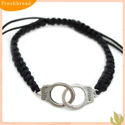 &lt; Freshbread &gt; Fashion Pria Wanita Punk Kasual Perhiasan Gelang Braided Borgol Bracelet