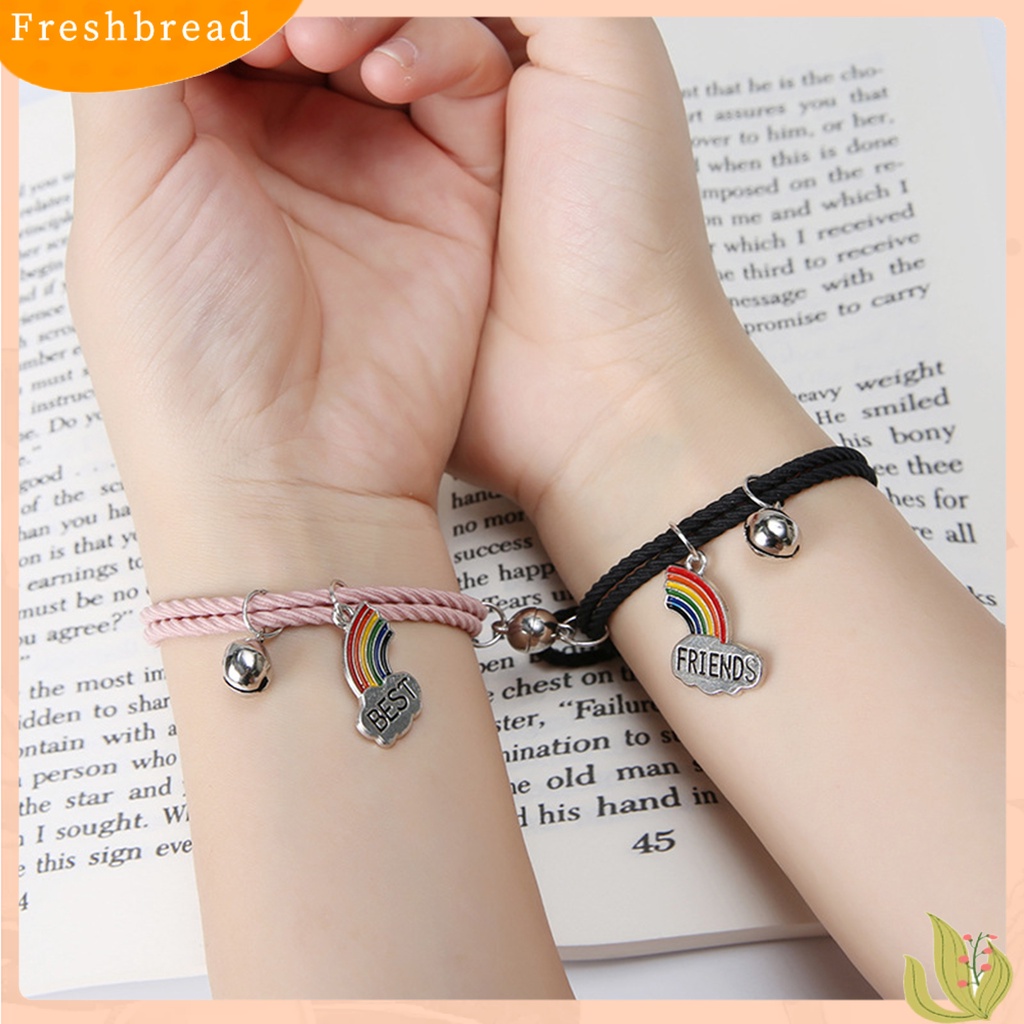 &lt; Freshbread &gt; 2Pcs Braided Bracelets Hand Made Adjustable Pengerjaan Halus Elastis Dinosaurus Dekorasi Hias Minimalis Pasangan ic Senada Gelang Aksesori Pakaian