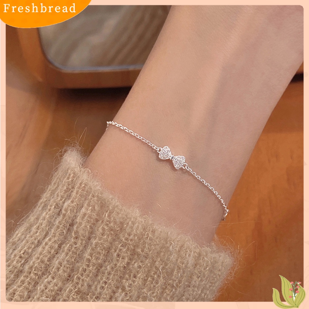 &lt; Freshbread &gt; Ladies Bracelet Lovely Copper Gelang Rantai Ikatan Simpul Best Friend Untuk Pesta