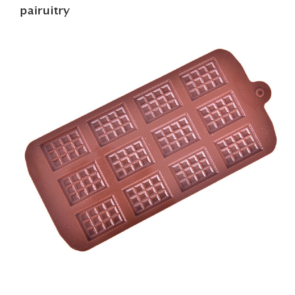 Prt 12cell Cavity Mini Coklat Bar Candy Cetakan Silikon Profesional Decor Kue PRT