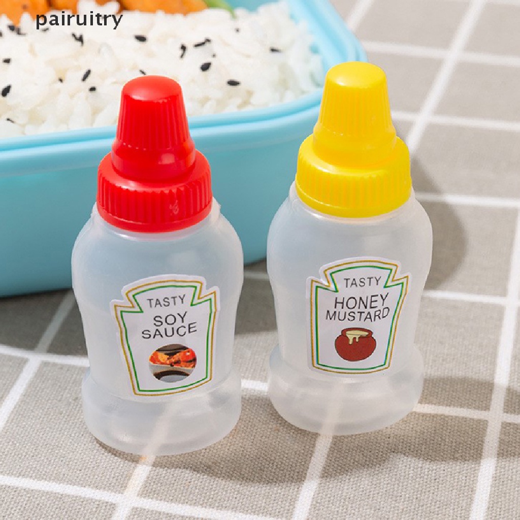 Prt 3PCS/2PCS Botol Saus Bumbu Mini Portable Wadah Saus Salad Kecap PRT