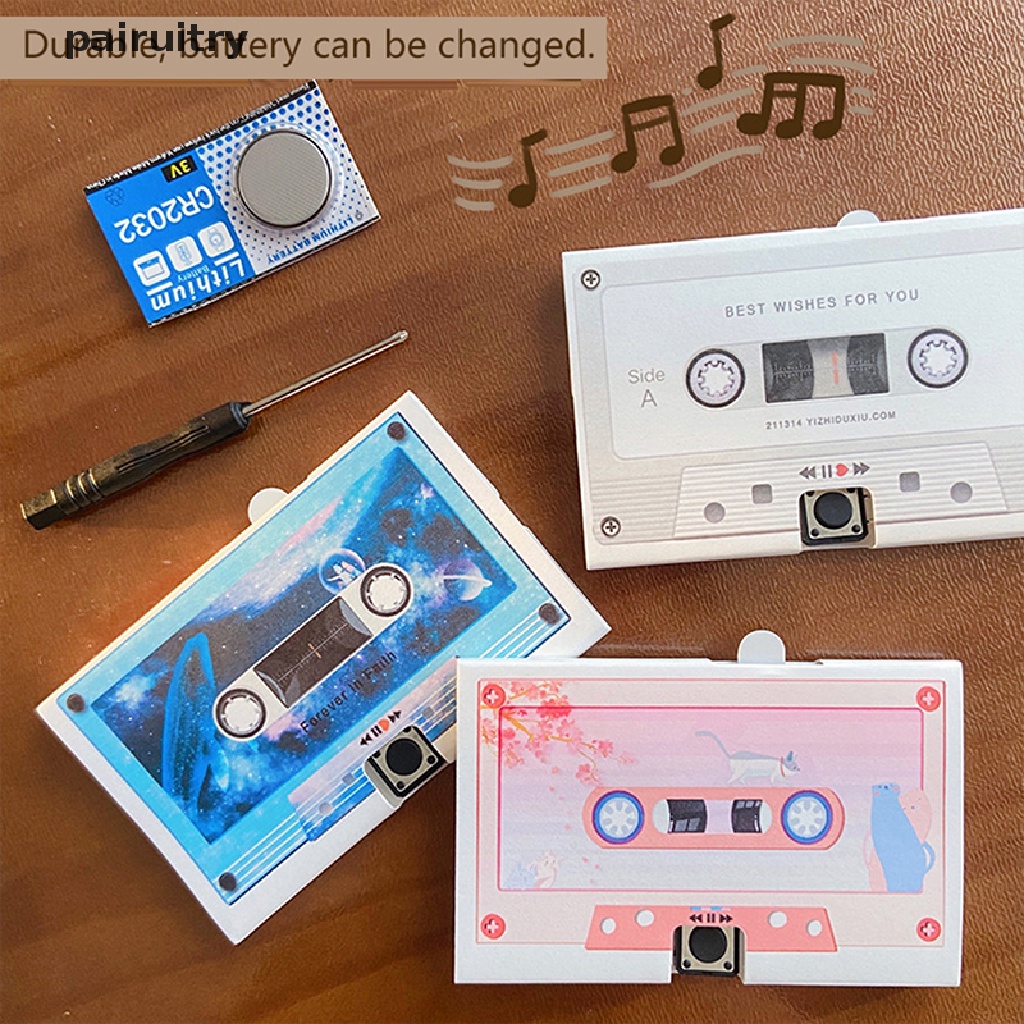 Prt 1Pcs Rekaman Suara Kartu Musik Hadiah Ulang Tahun Pacar Pacar Valene Day Couple Gift PRT