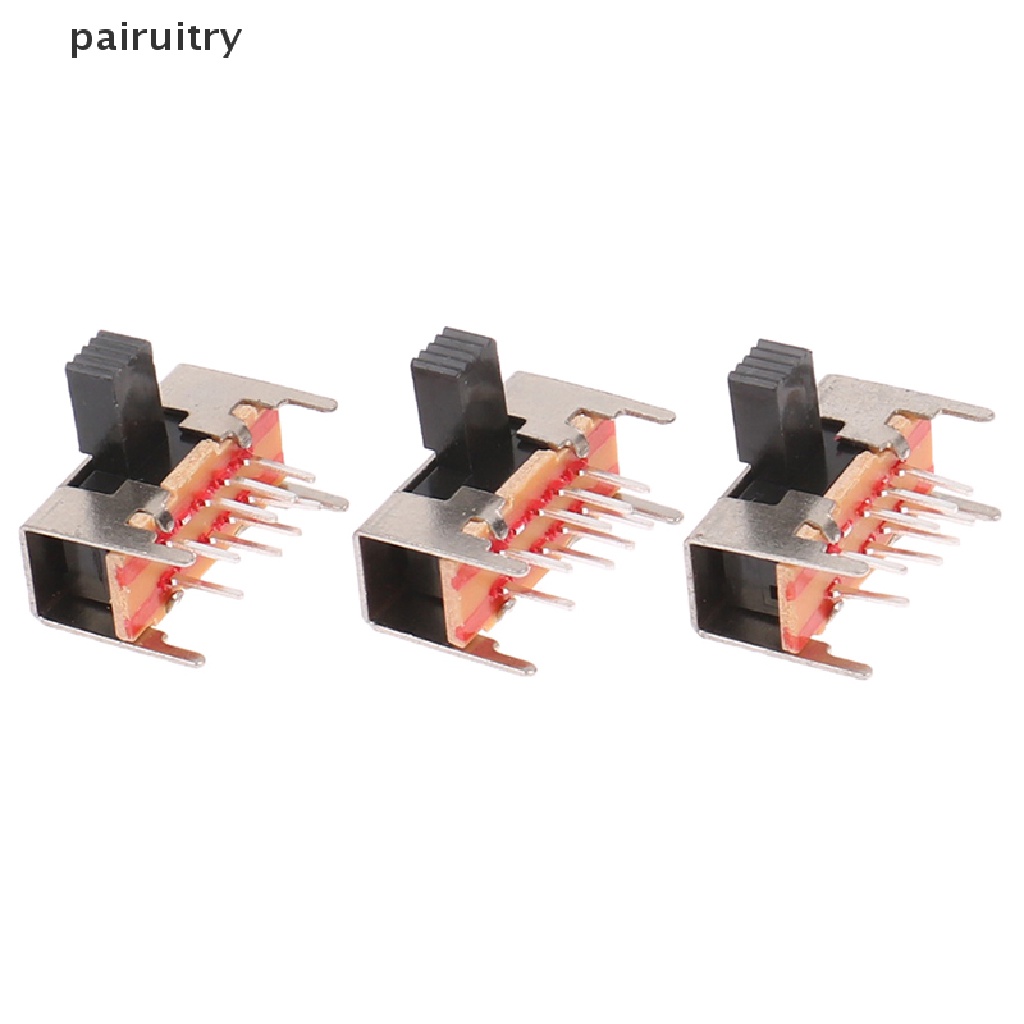 Prt 10Pcs Toggle switch sk23d05g6 Baris Ganda 3-gear 8-pin Saklar Geser horizontal PRT