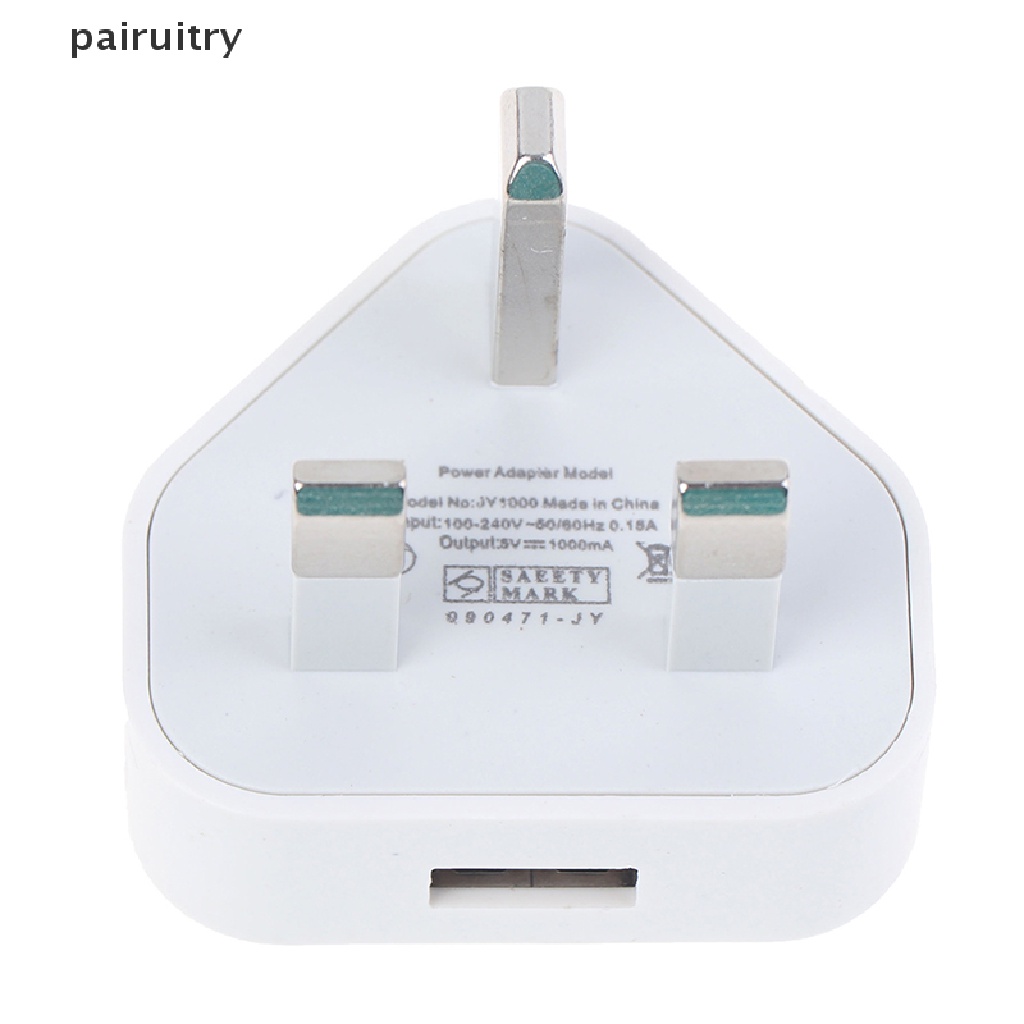 Prt Speedy Fast 1port USB Charger 3pin Colokan Listrik UK Adaptor Colokan Dinding ORIGINAL PRT