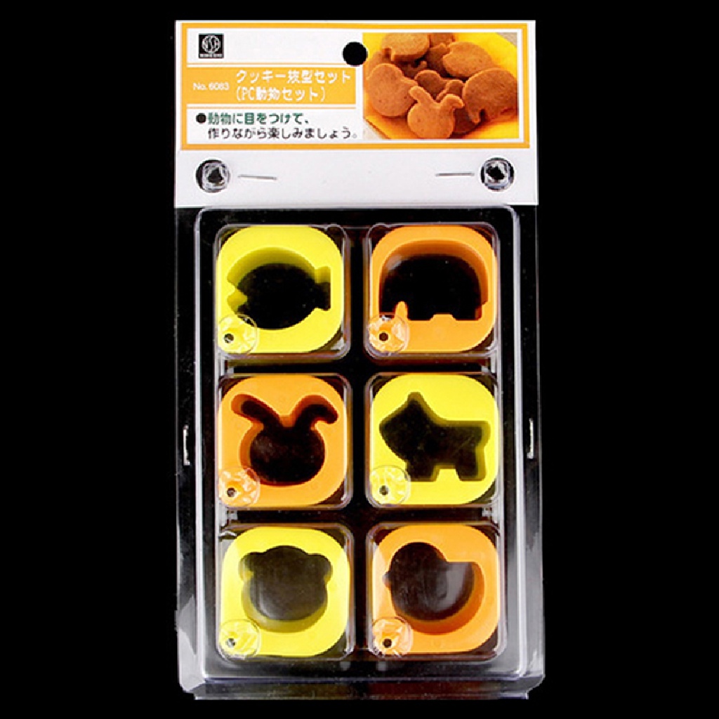 Prt 6Pcs/Set Cookie Cutter Kue Decorag Fondant Alat Pemotong Baking Tool DIY Cetakan PRT