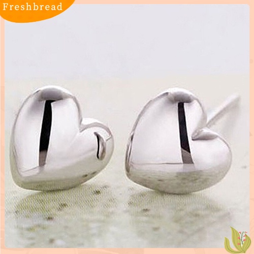 &lt; Freshbread &gt; 1pasang Fashion Wanita Lucu Hati Kecil Pesona Telinga Stud Anting Perhiasan Hadiah Xmas