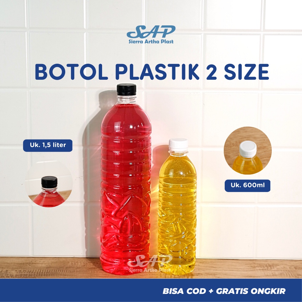 Botol Plastik | Botol 600ml | Botol 1.5ltr | Botol Air minum | Botol Minyak Goreng | Botol Murah