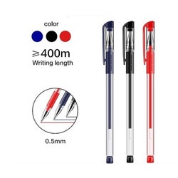 

AL PENA GEL PULPEN BOLPOIN PEN CAIR 0.5 MM HITAM / BIRU / MERAH + REFILL