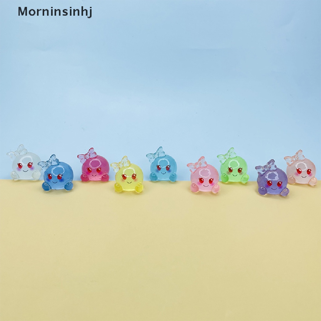 Mornin 10Pcs Miniatur Dunia Bercahaya Kartun Gelembung DIY Handmade Perhiasan Resin Aksesoris Ornamen id