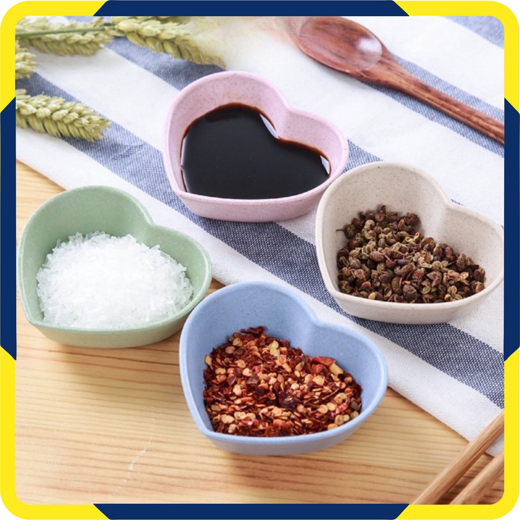 Murah Lebay GO-009 Mangkuk Saji Kecil Bahan Wheat Straw II Mangkuk Saus, Kecap, Mayonaise
