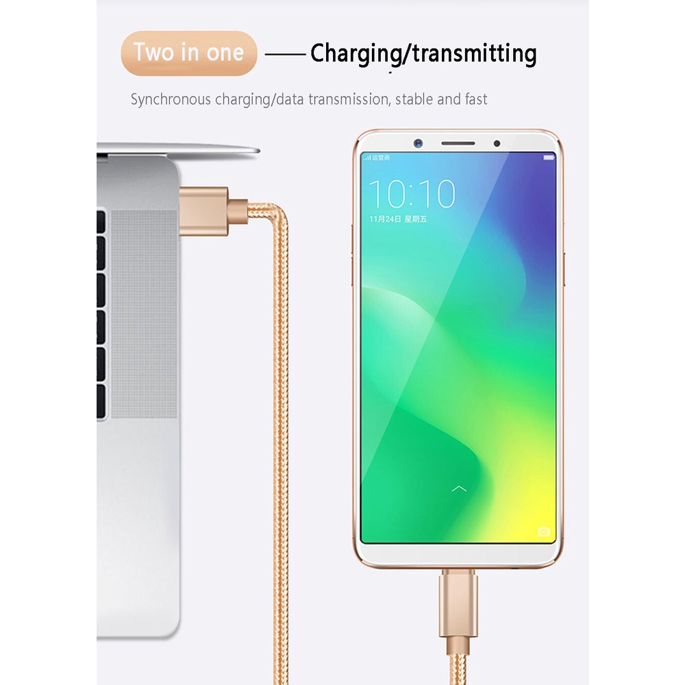 3a Kabel Fast Charging USB Type-c Android iPhone Cable Type-c Data Android Untuk iPhone Android Kabel Data Type-c