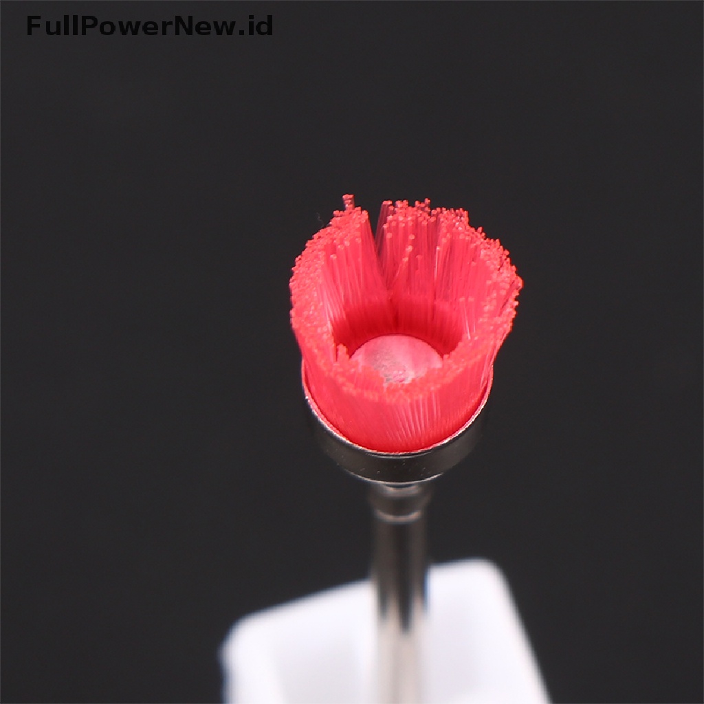 Power 1PC Sikat Bor Kuku 2.35mm Mesin Kikir Nail Art Drill Bit Alat Pembersih ID