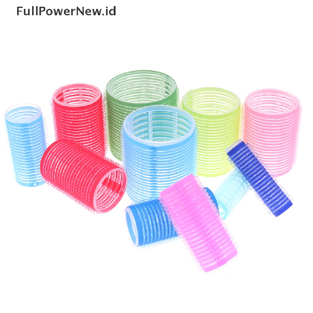 Power Rol Rambut 6Pcs Curlers Self Grip Holding Rollers Hairdressing Pengeriting Gaya ID