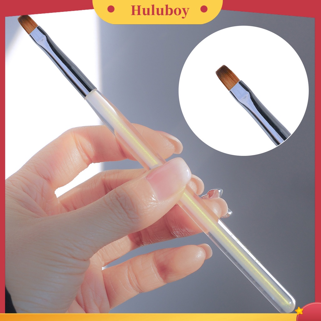 {In Stock} Pena Nail Art Bulu Lembut Fashion Manicure Tools Kuas Lukisan Ekstensi Kuku Akrilik Untuk Wanita