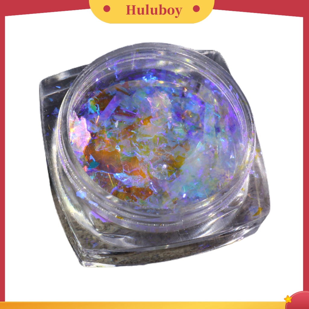 {In Stock} 1botol Manicure Glitter Tidak Berbahaya Portable Nyaman Cellophane Nail Art Payet Pecah Untuk Perempuan