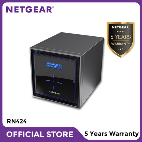 Netgear RN424 NAS Network Storage Desktop 4 Bay Server Backup M