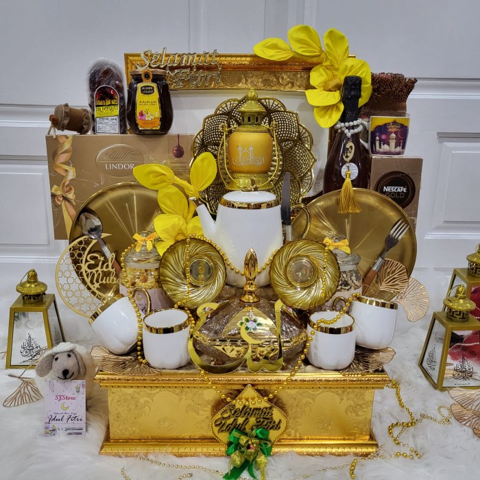 

Paket Dekorasi Lebaran Idul Fitri Hampers Parcel Hadiah Kue Kering 045 - A