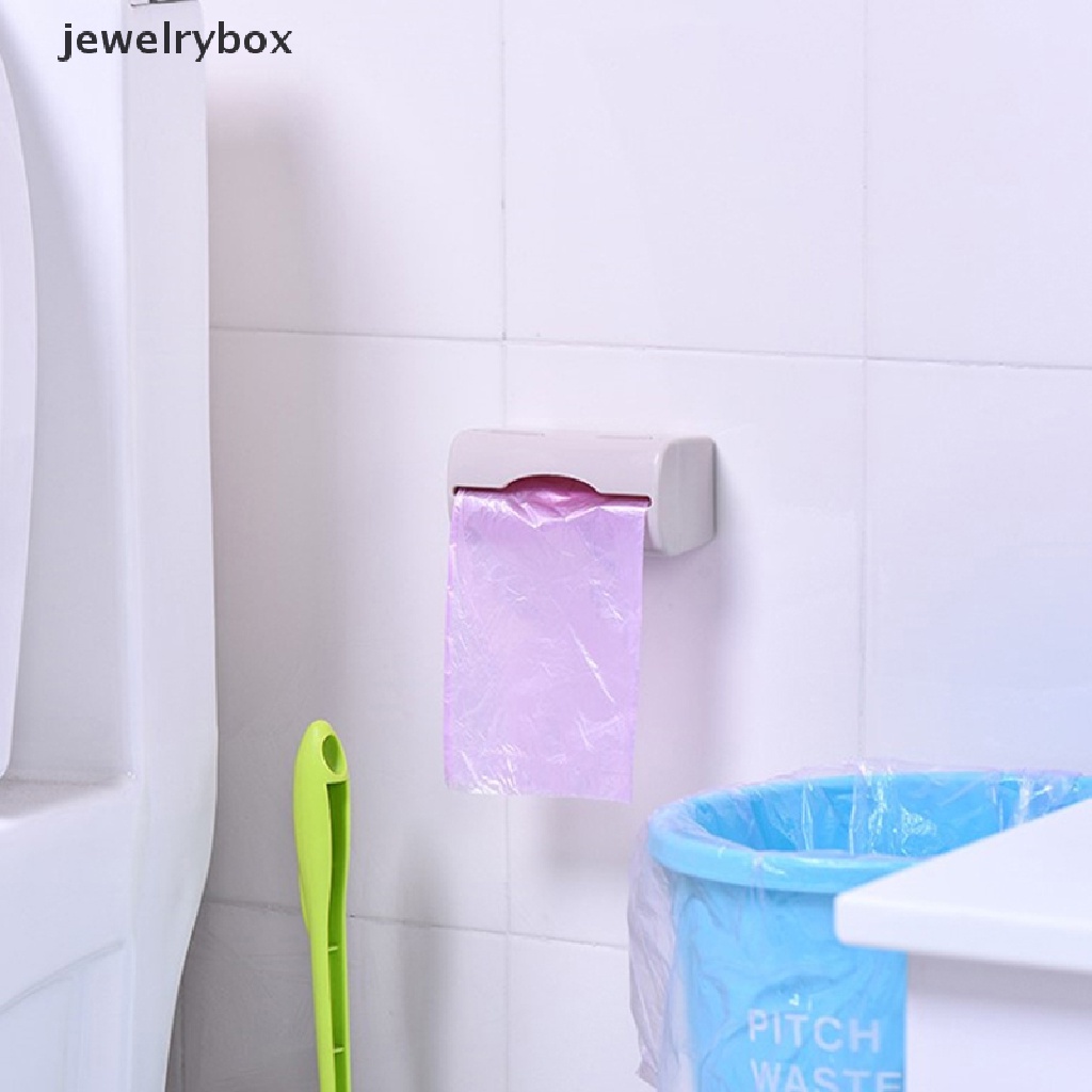 [jewelrybox] Kotak Penyimpanan Kantong Sampah Dapur Dinding Tempel Trash Bags Dispenser Kantong Sampah Butik